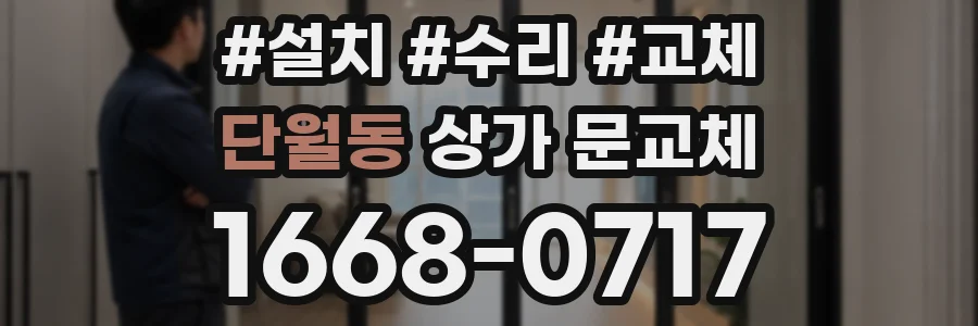 단월동 상가 문교체