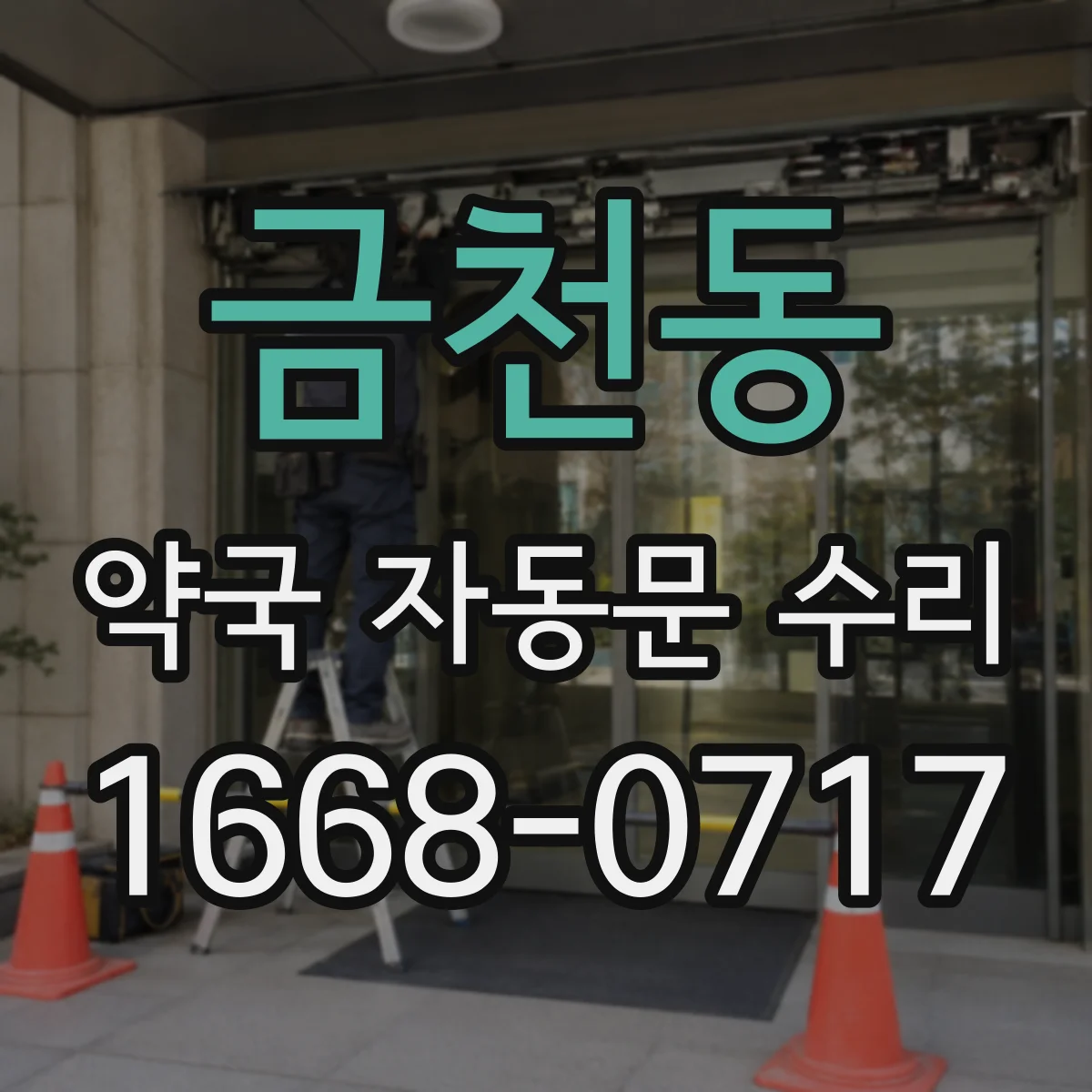 금천동 약국 자동문 수리