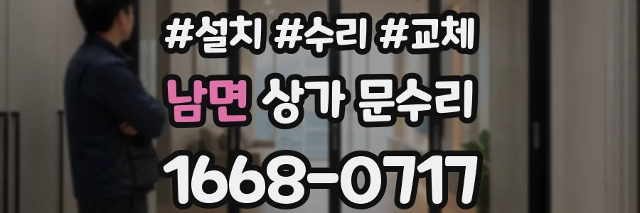 남면 상가 문수리
