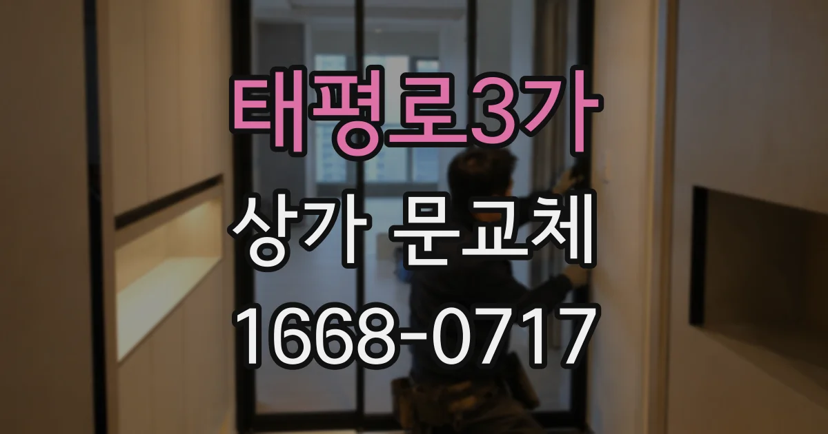태평로3가 상가 문교체