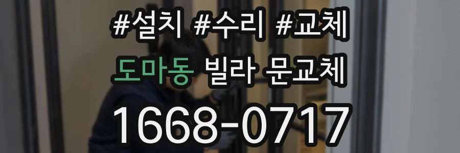 도마동 빌라 문교체