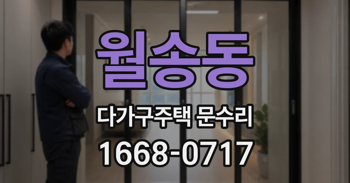월송동 다가구주택 문수리