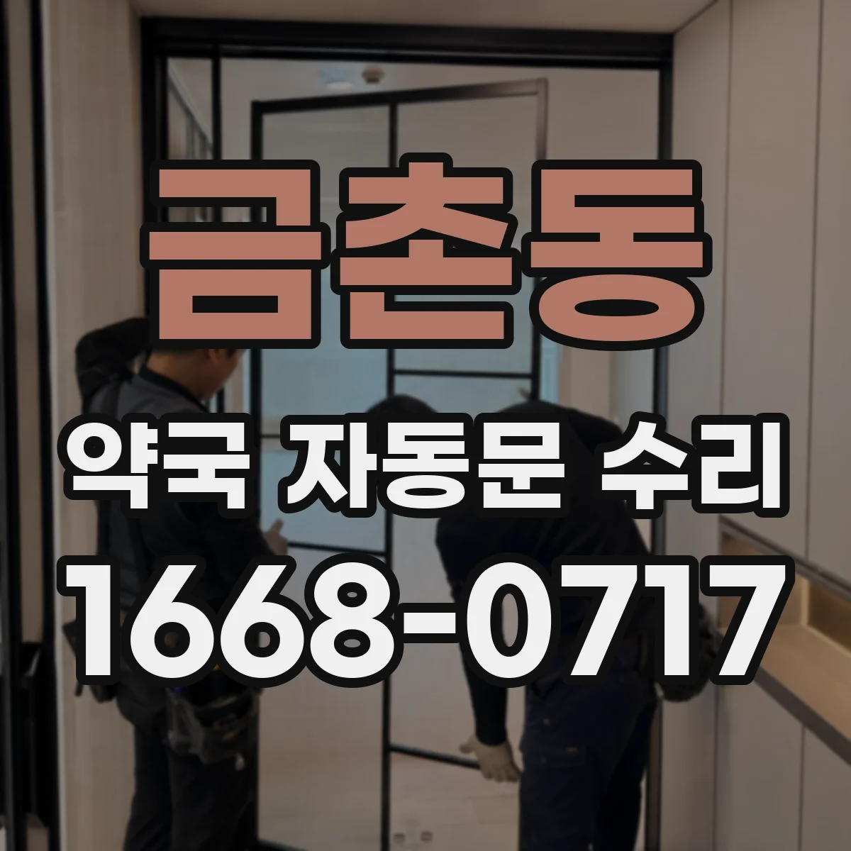 금촌동 약국 자동문 수리