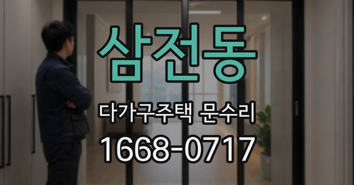 삼전동 다가구주택 문수리