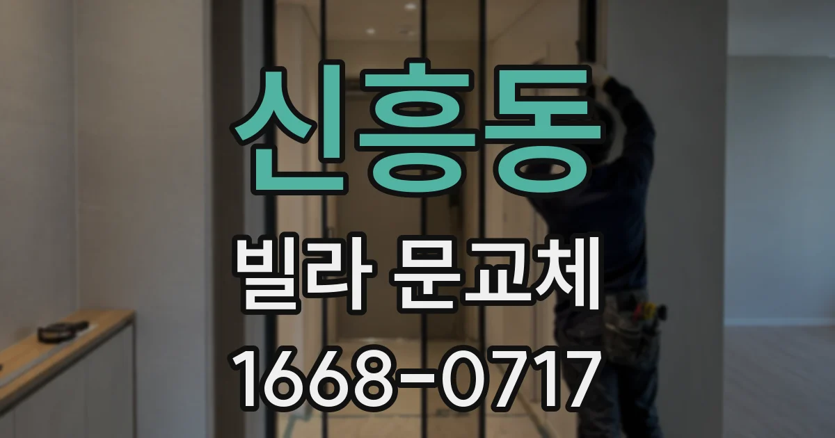 신흥동 빌라 문교체