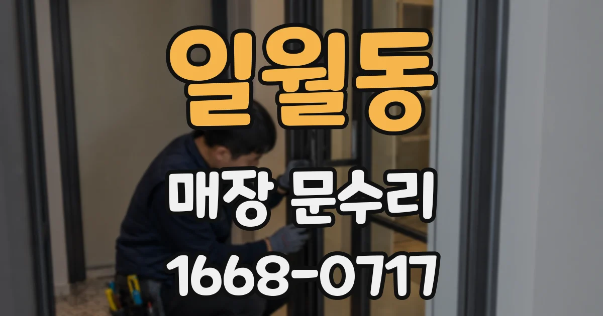 일월동 매장 문수리