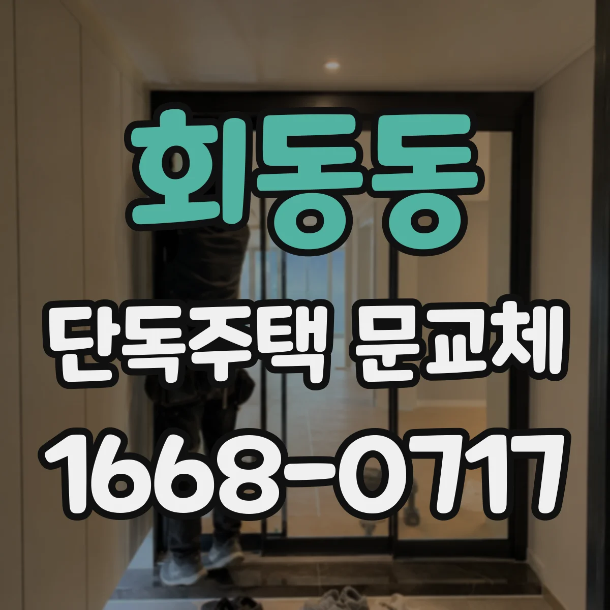 회동동 단독주택 문교체