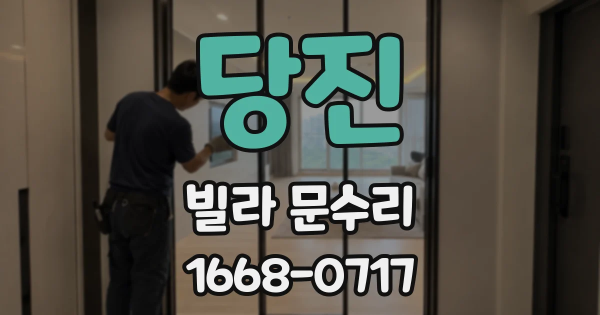 당진 빌라 문수리