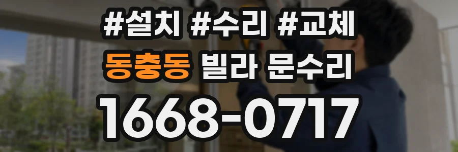 동충동 빌라 문수리