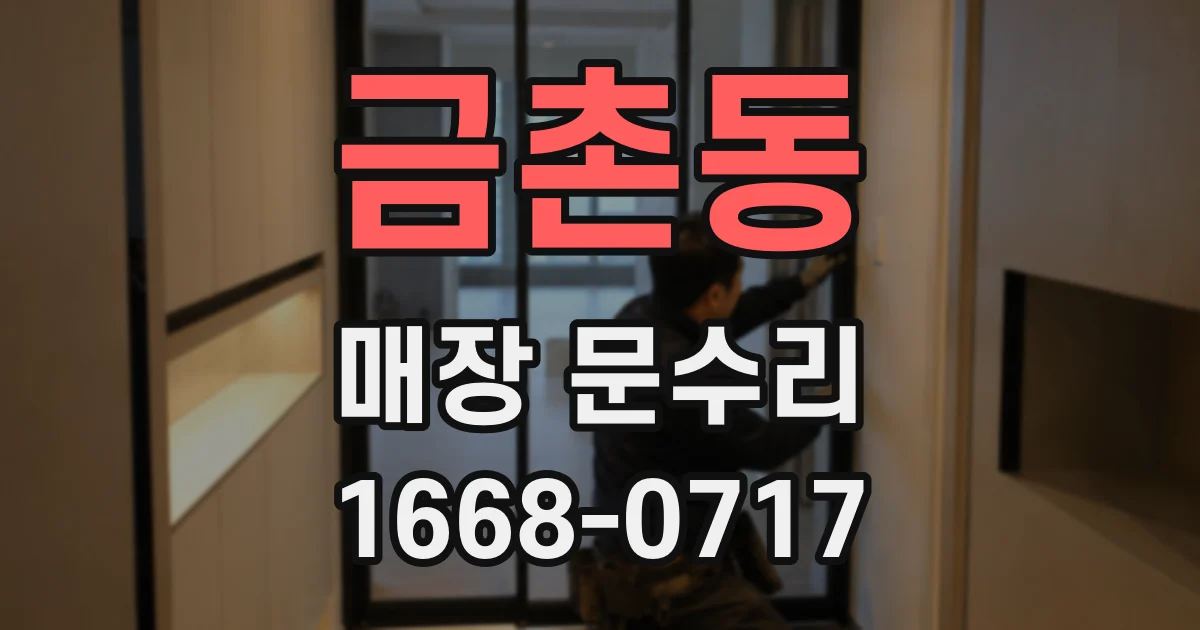 금촌동 매장 문수리