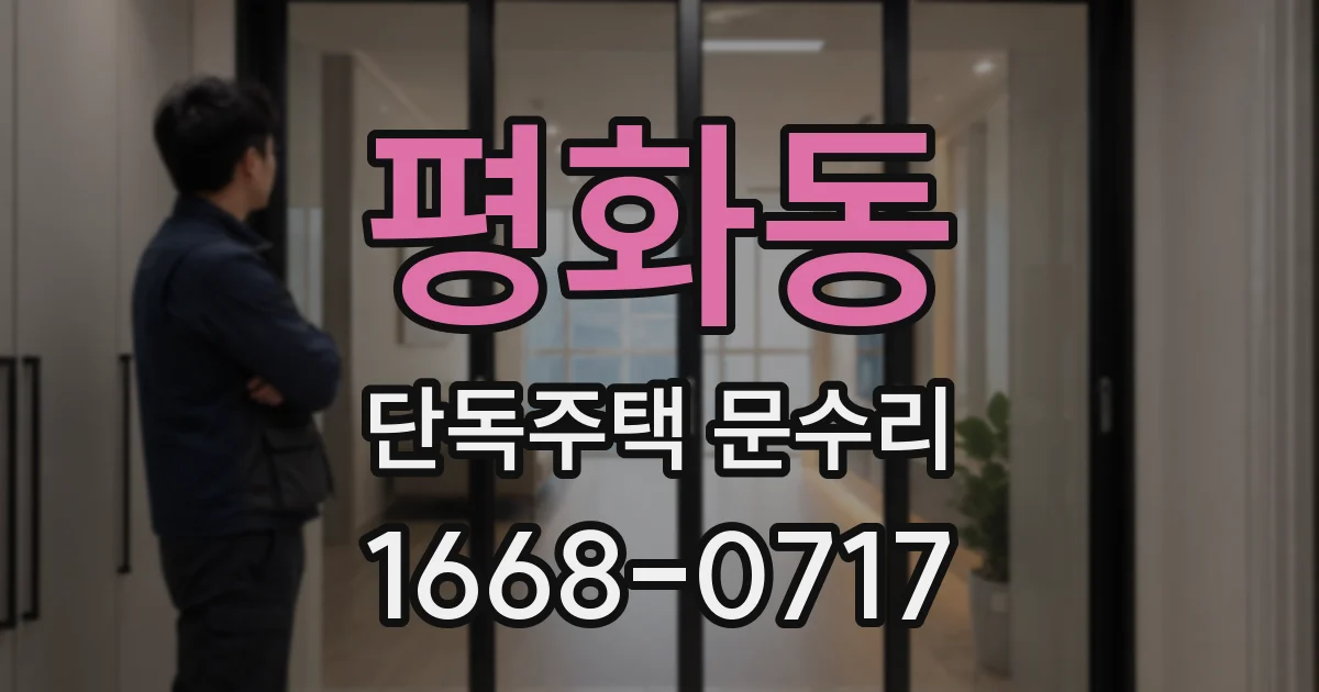 평화동 단독주택 문수리