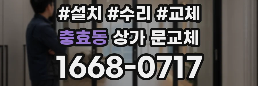 충효동 상가 문교체