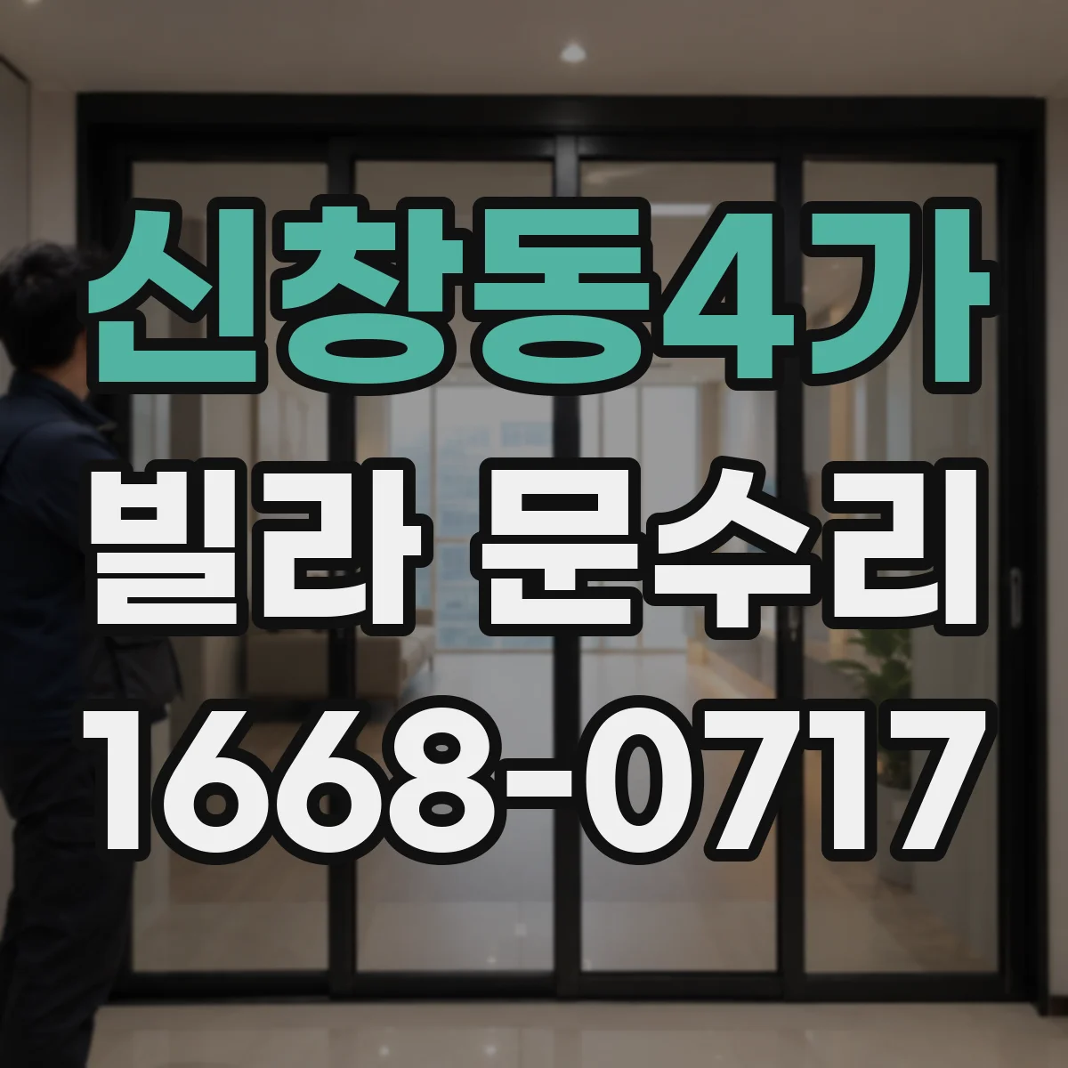 신창동4가 빌라 문수리