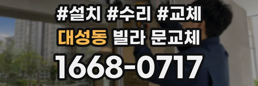 대성동 빌라 문교체