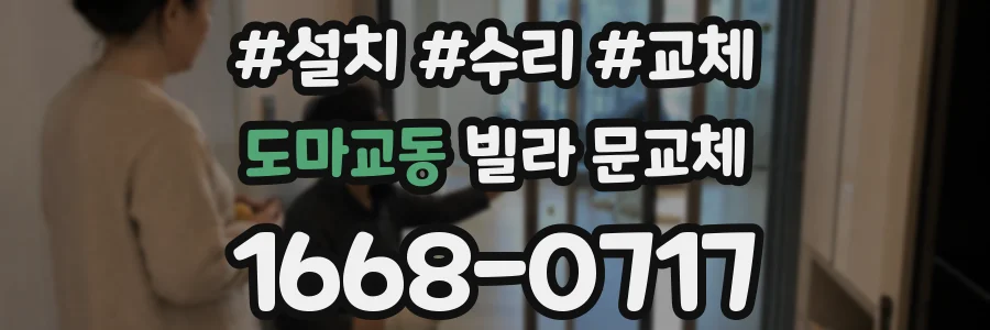 도마교동 빌라 문교체