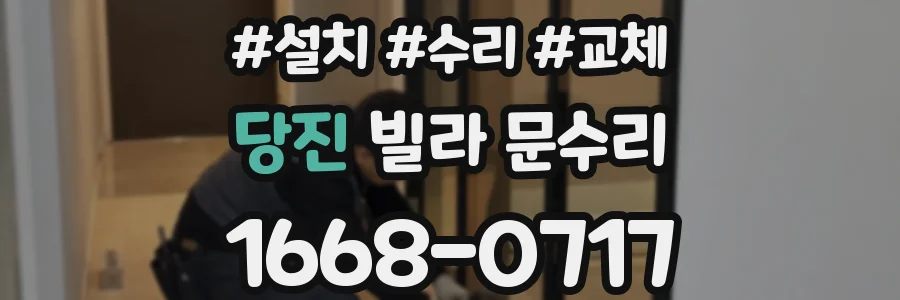 당진 빌라 문수리