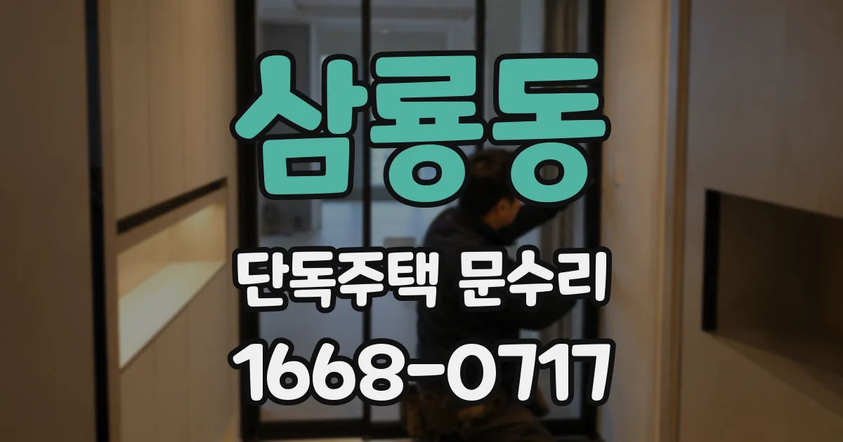 삼룡동 단독주택 문수리