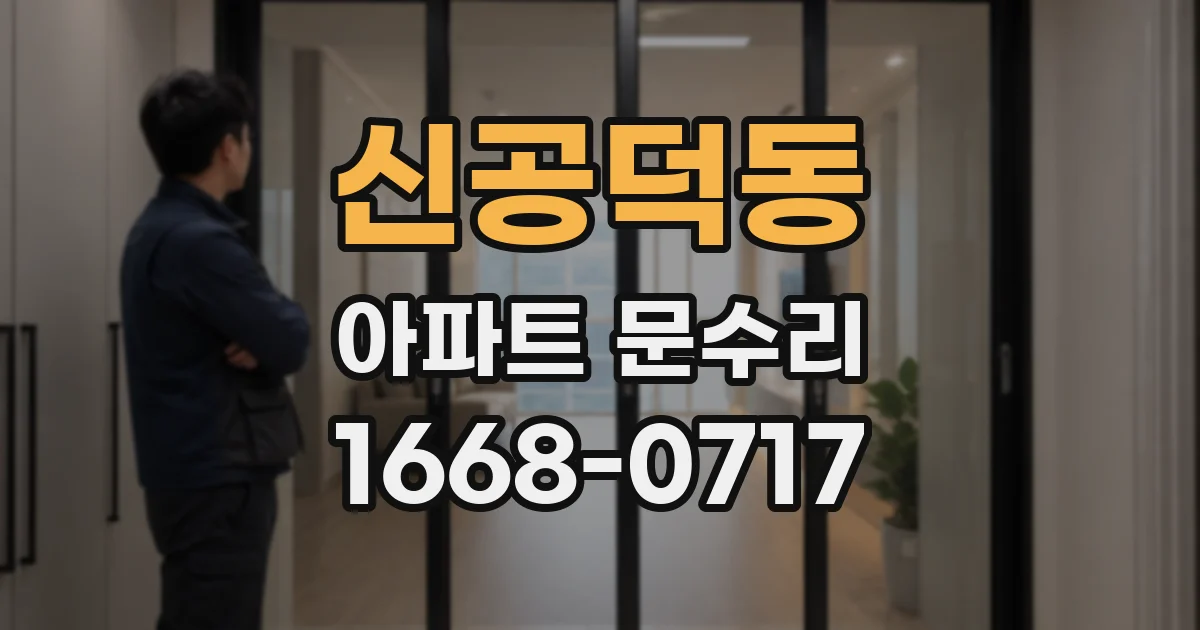 신공덕동 아파트 문수리