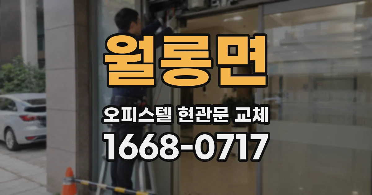 월롱면 오피스텔 현관문 교체