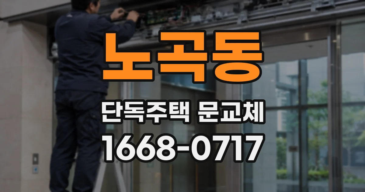 노곡동 단독주택 문교체