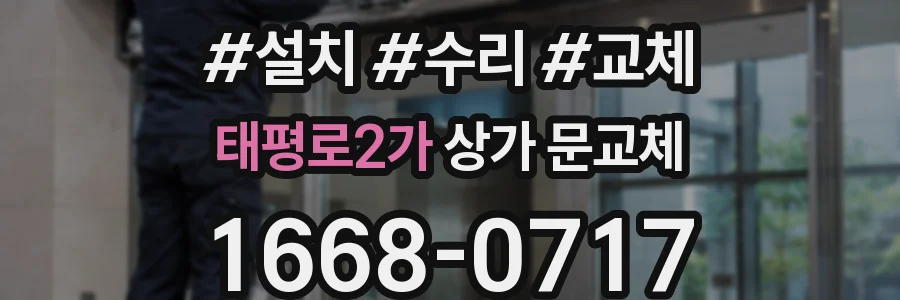 태평로2가 상가 문교체