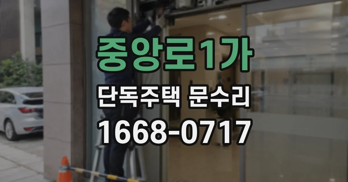 중앙로1가 단독주택 문수리