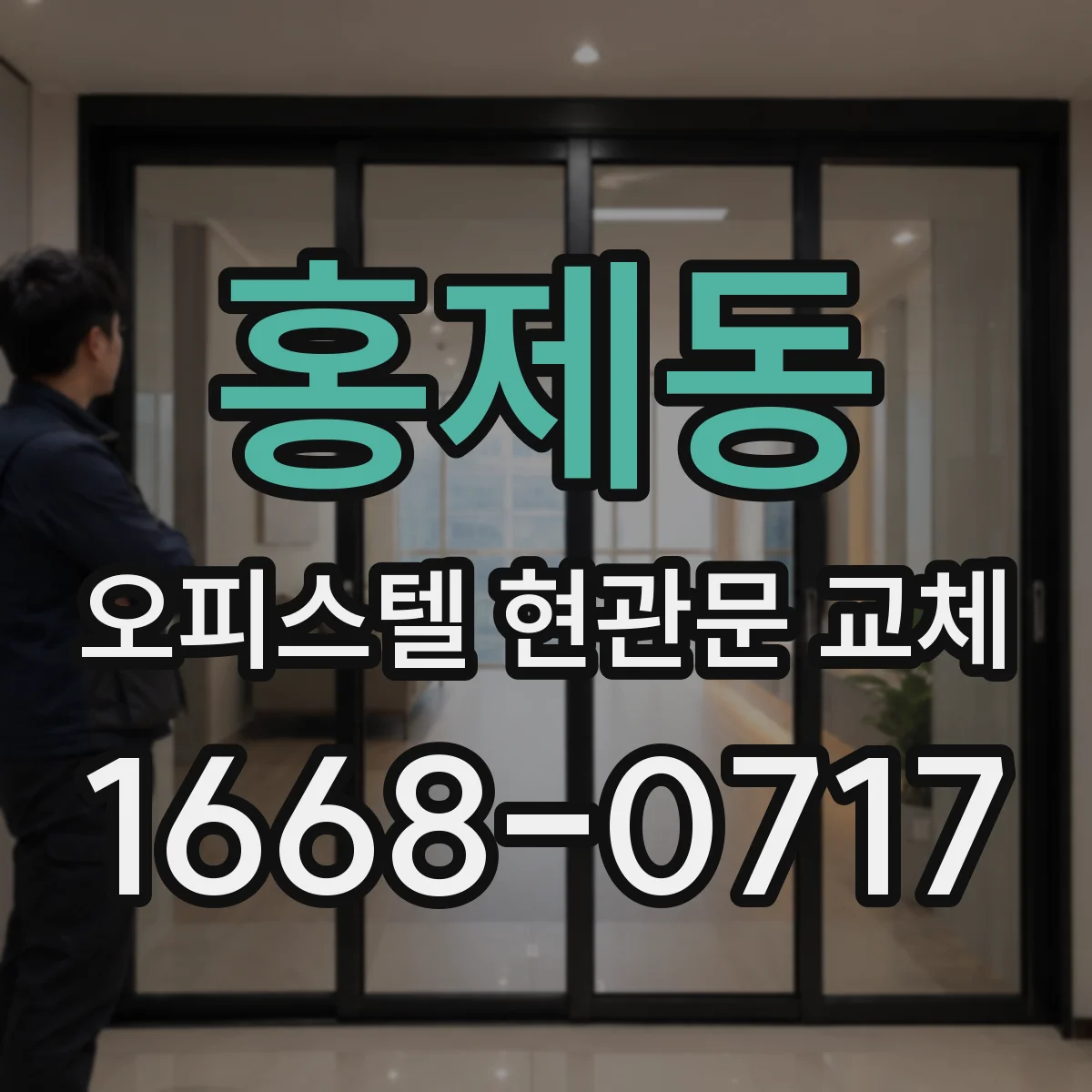 홍제동 오피스텔 현관문 교체