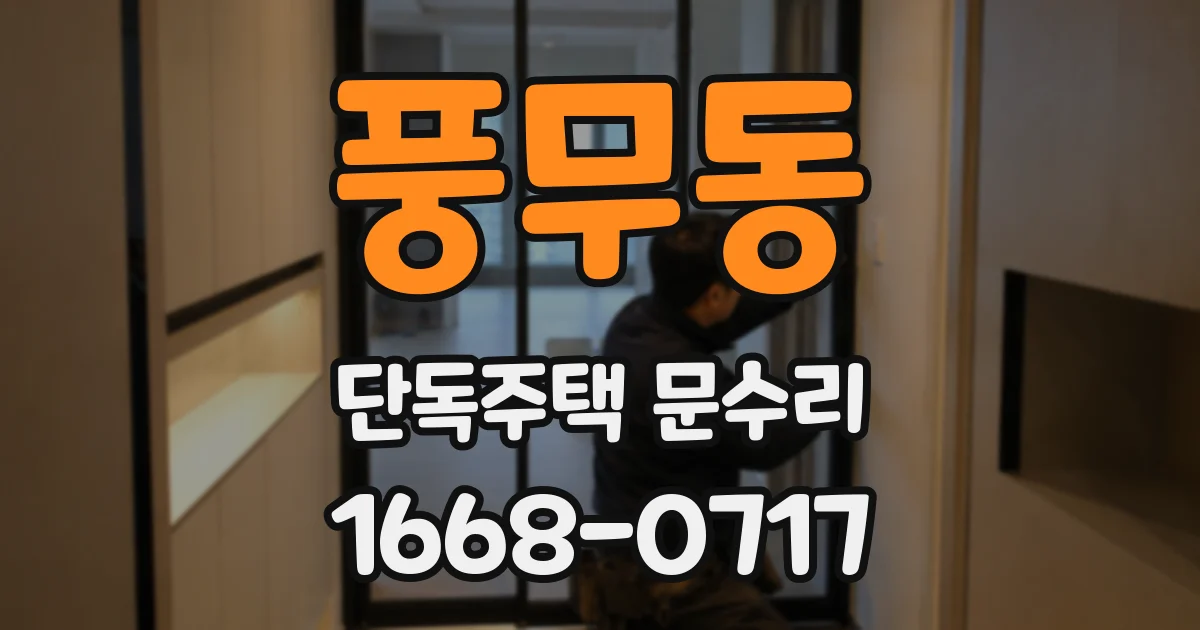 풍무동 단독주택 문수리