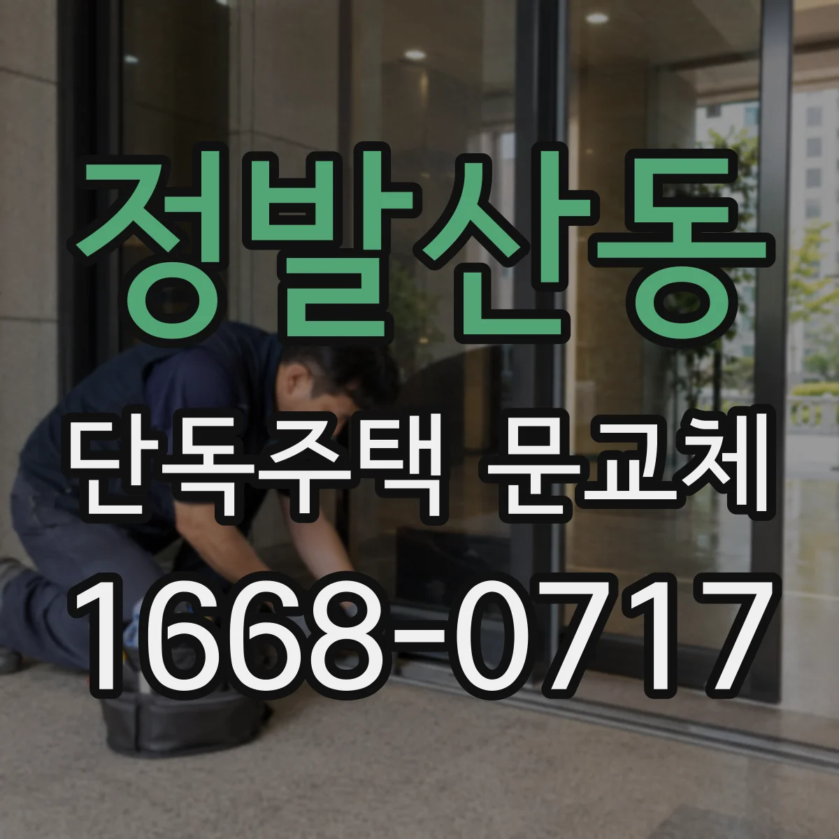 정발산동 단독주택 문교체