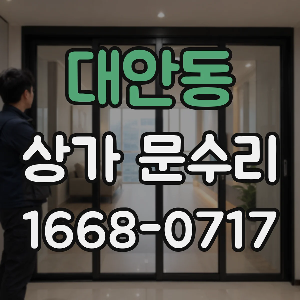 대안동 상가 문수리