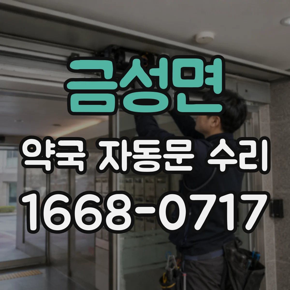 금성면 약국 자동문 수리