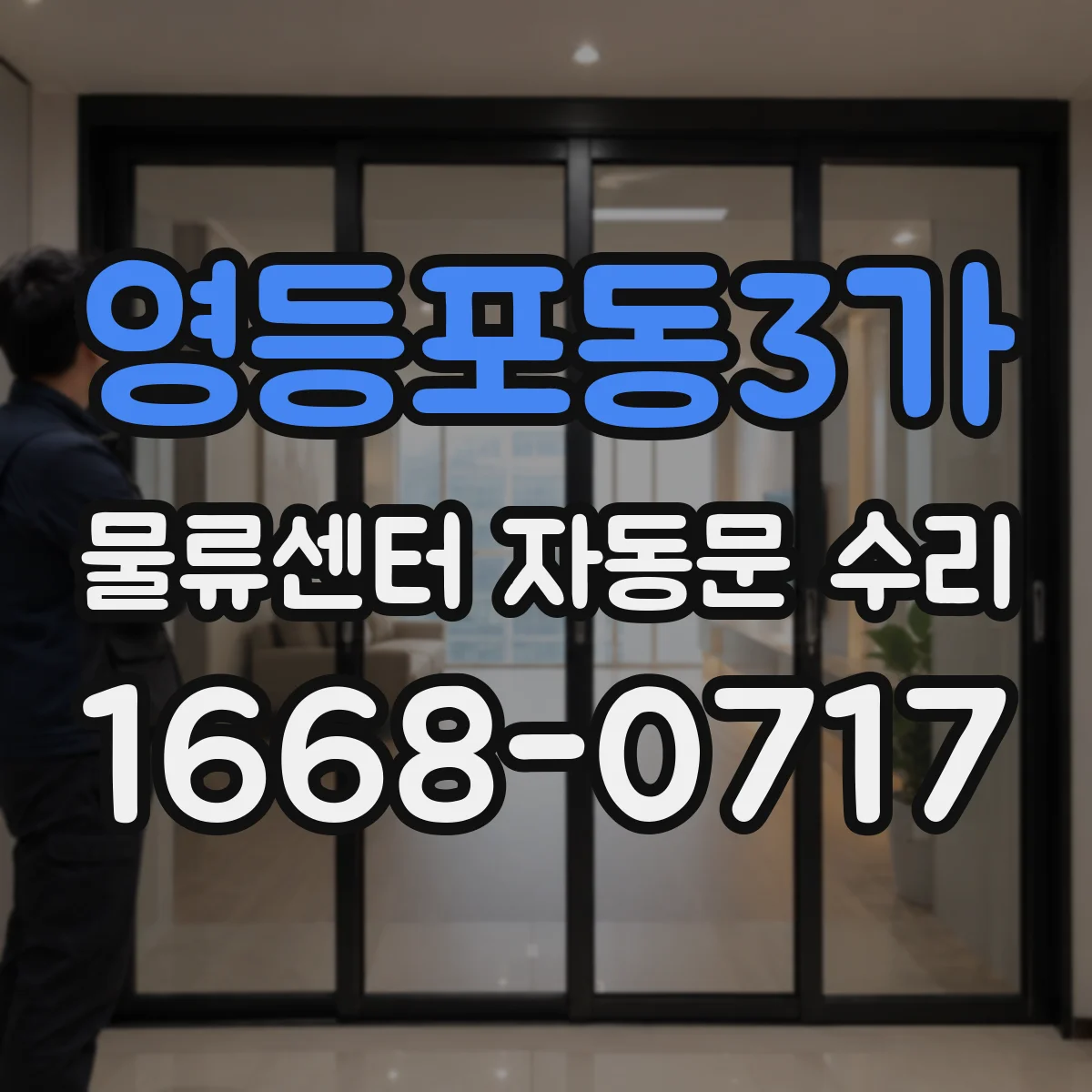 영등포동3가 물류센터 자동문 수리
