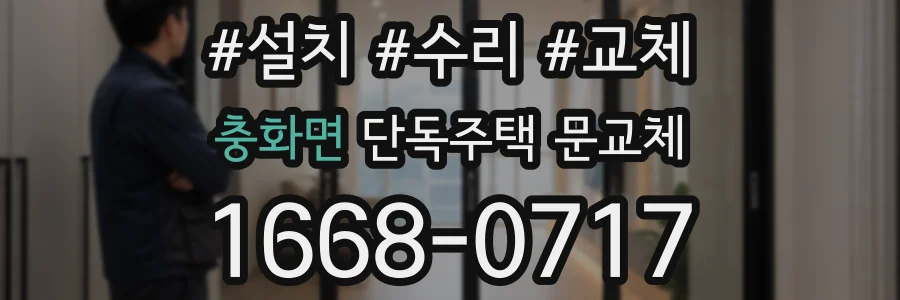 충화면 단독주택 문교체
