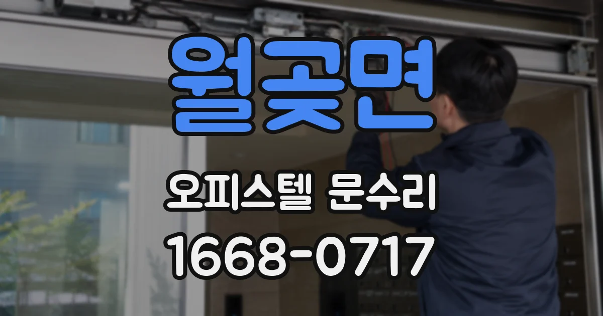 월곶면 오피스텔 문수리