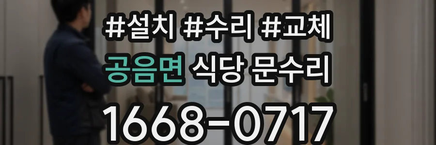 공음면 식당 문수리