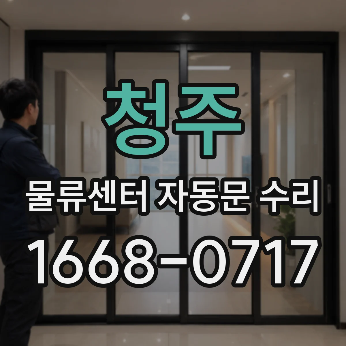 청주 물류센터 자동문 수리 배리어(바) 경광등·출입신호 연동 점검