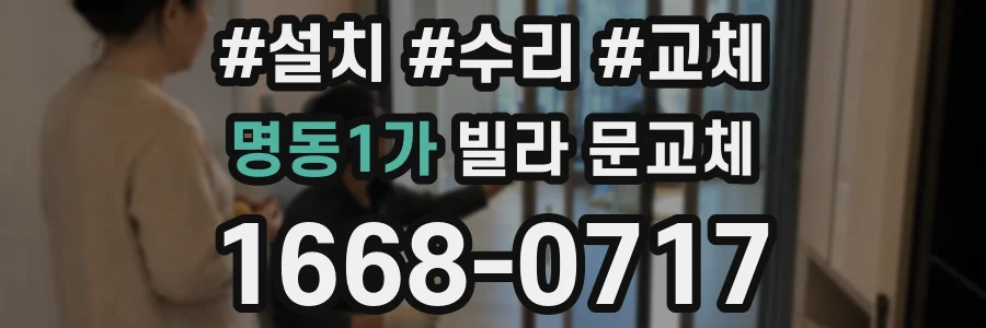 명동1가 빌라 문교체