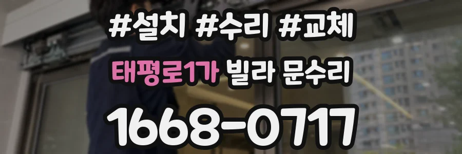 태평로1가 빌라 문수리