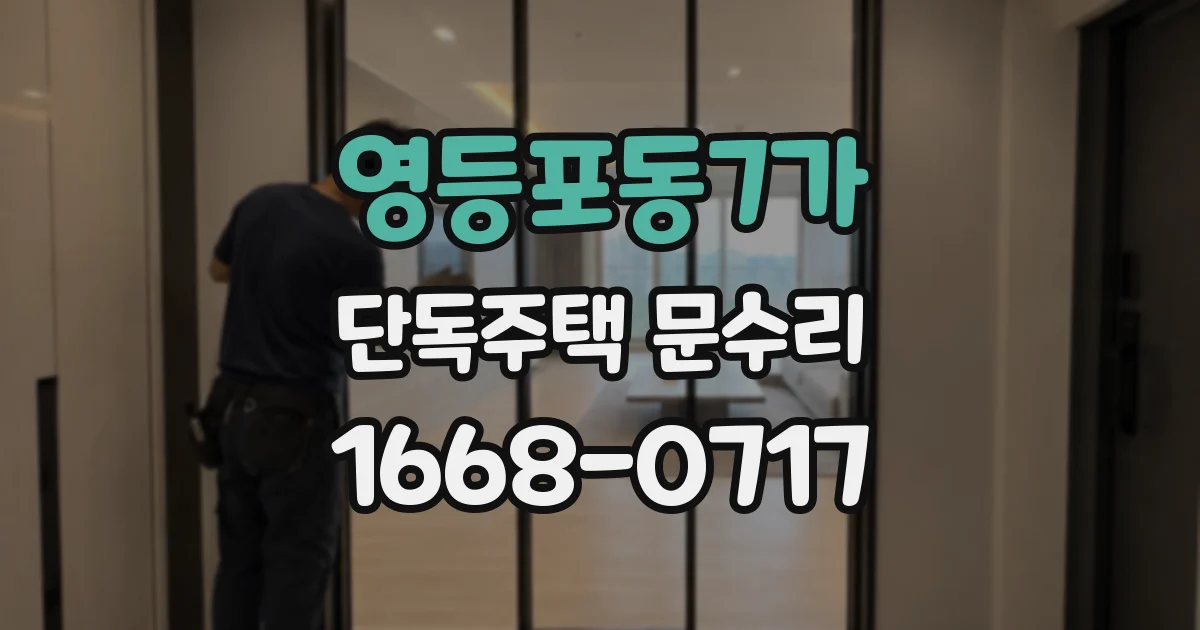 영등포동7가 단독주택 문수리