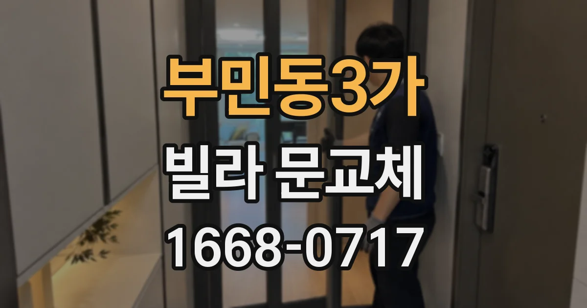 부민동3가 빌라 문교체
