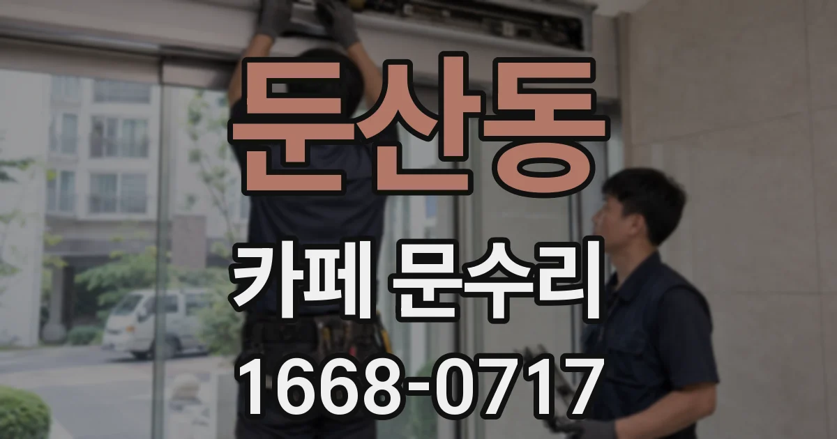둔산동 카페 문수리