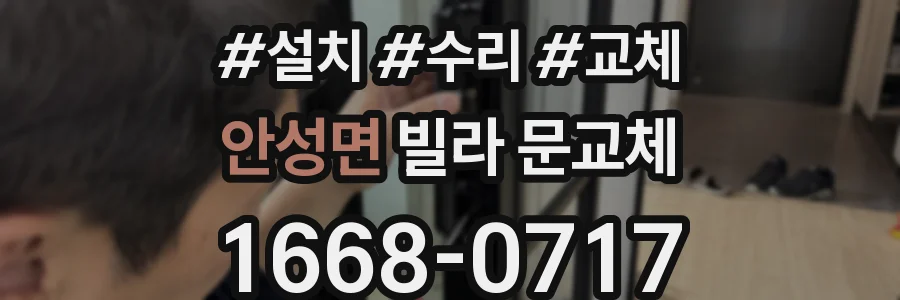 안성면 빌라 문교체