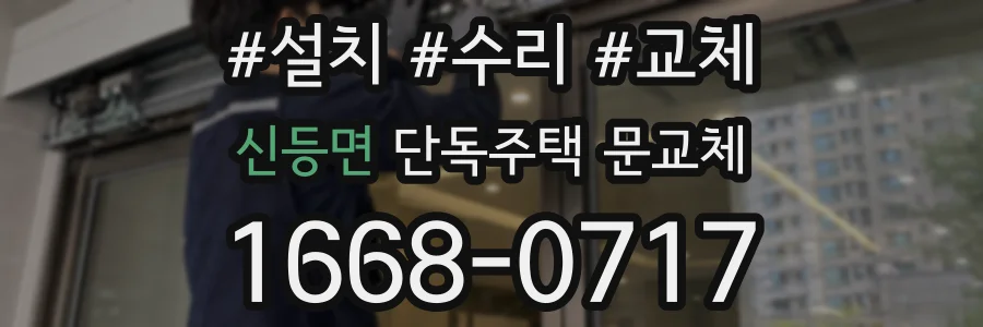신등면 단독주택 문교체