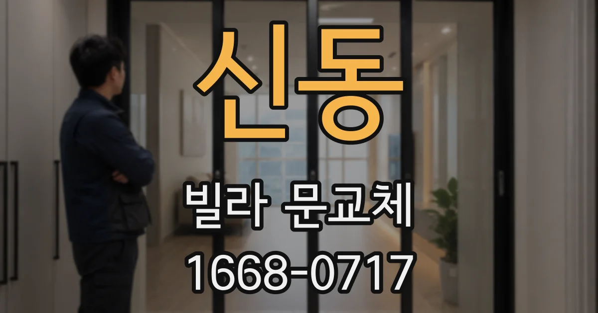 신동 빌라 문교체