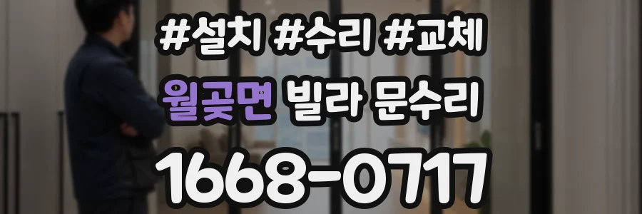 월곶면 빌라 문수리