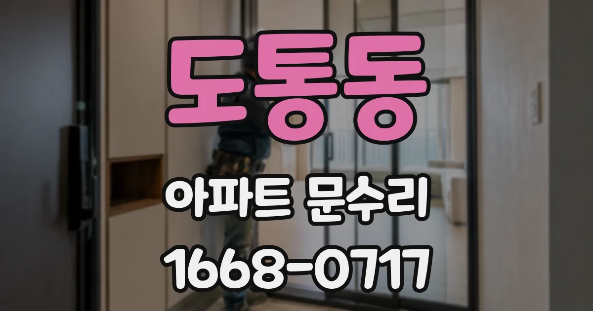 도통동 아파트 문수리