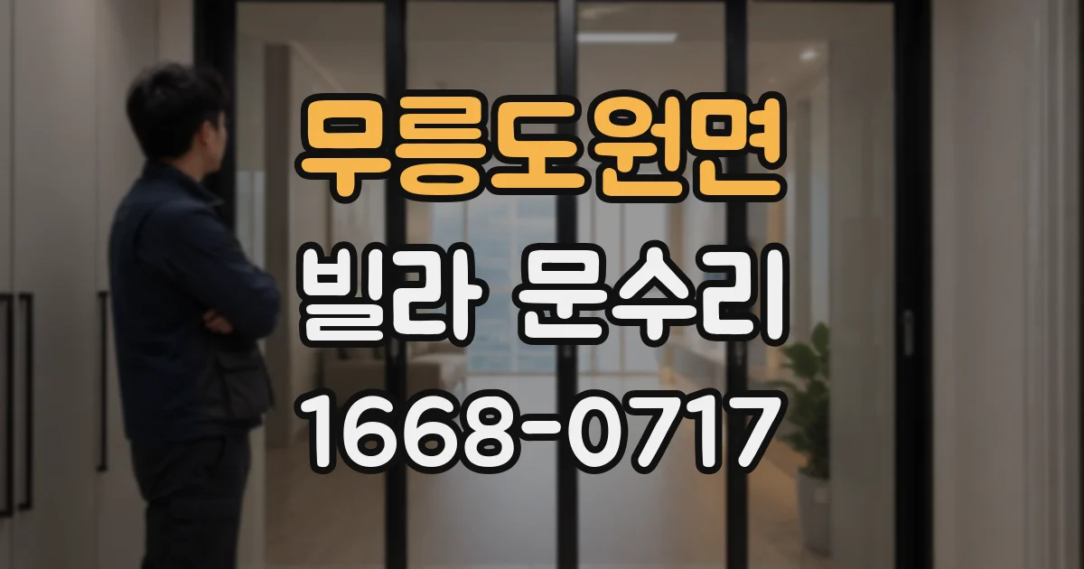 무릉도원면 빌라 문수리