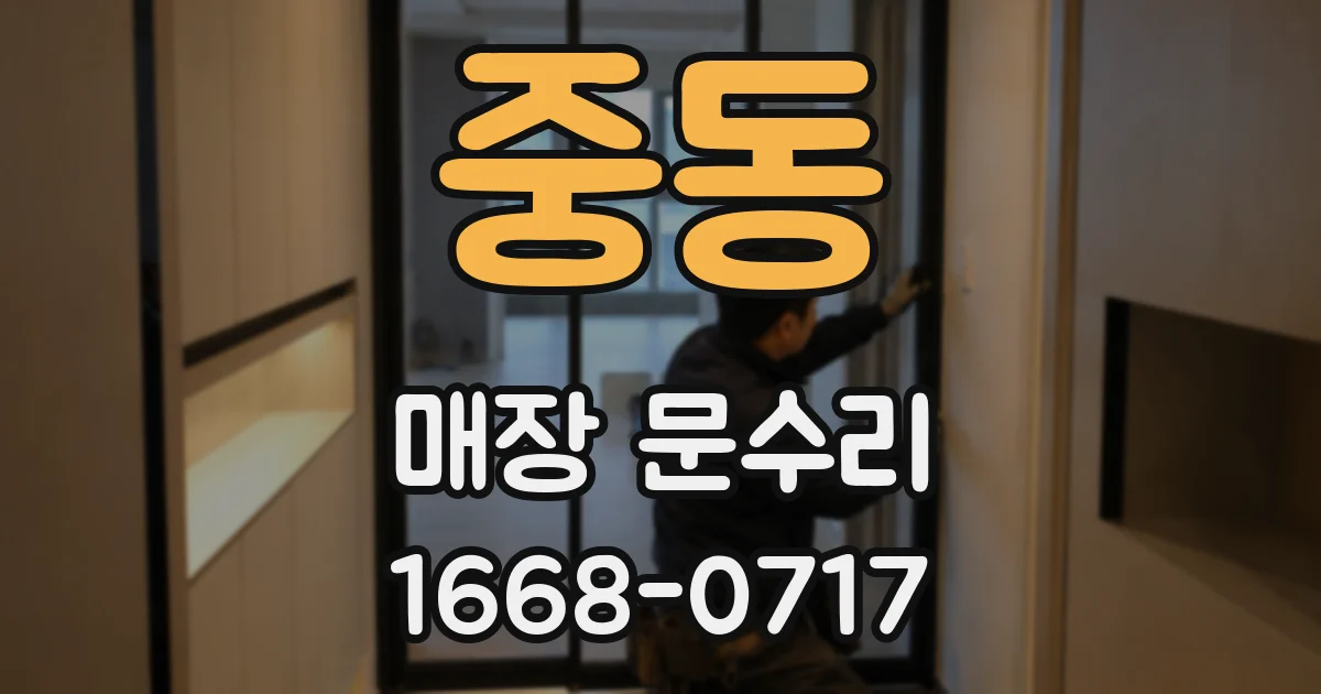 중동 매장 문수리