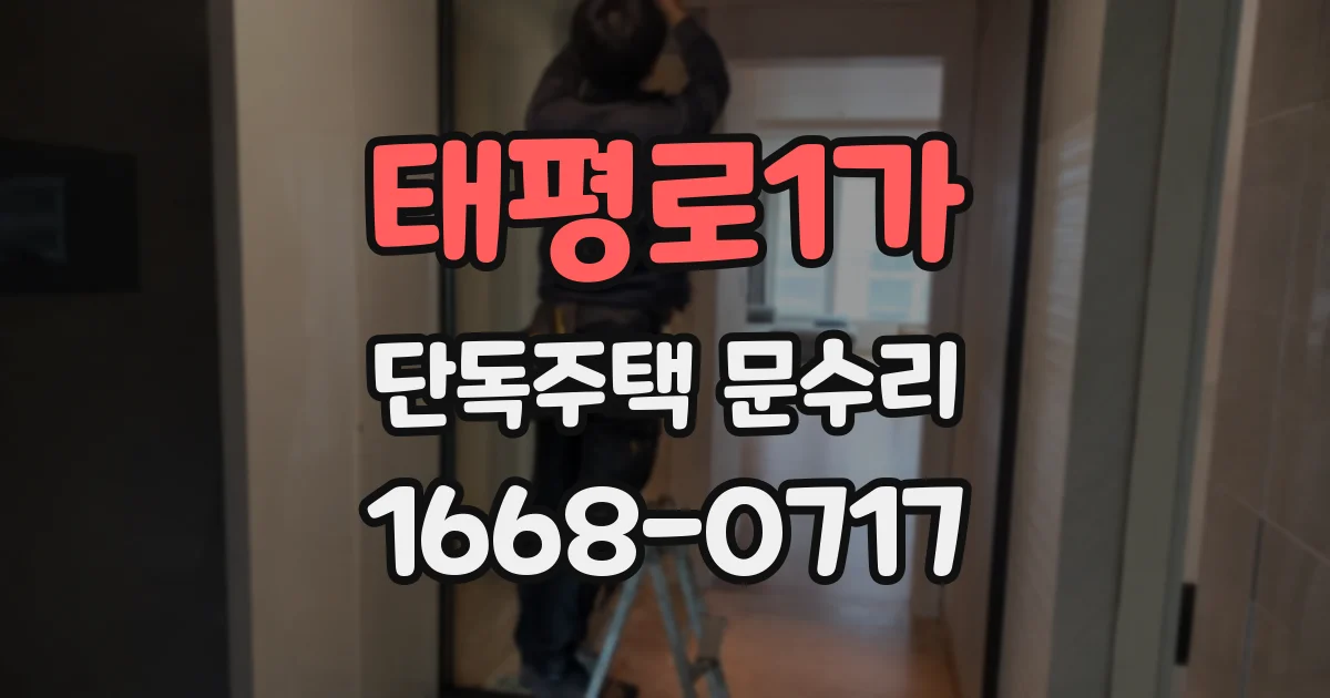 태평로1가 단독주택 문수리