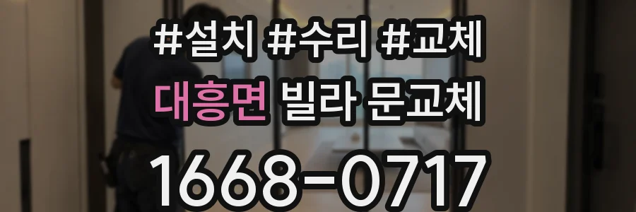 대흥면 빌라 문교체